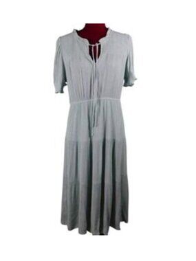 Sweet Wanderer French Blue Midi Dress